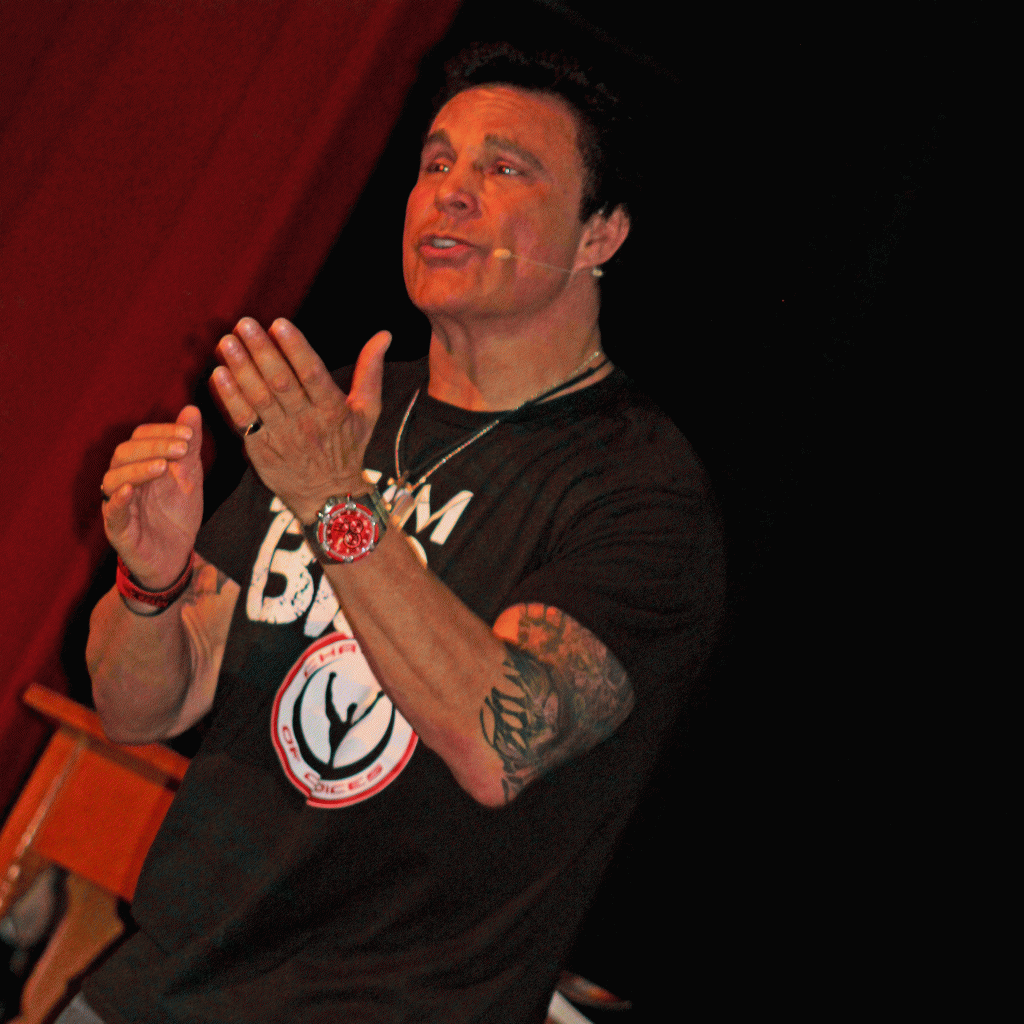 This is an image of Marc Mero talking
