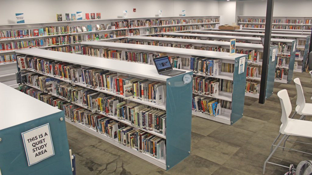 This is an image of book stacks