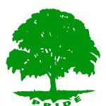 This is the F-M pride tree logo