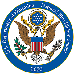 U.S. Department of Education Blue Ribbon School 2020 logo