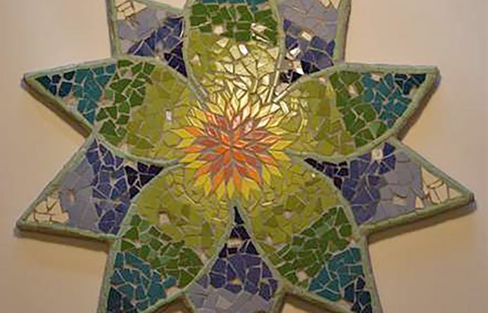 Mosaic of a flower