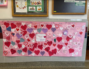 "Powerful Words" display at Fayetteville Elementary