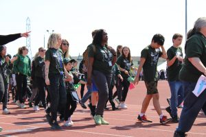 A few members of the F-M community are pictured during the parade of champions