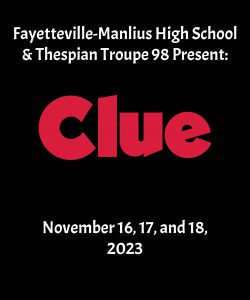 F-M High School students will perform "Clue" on Nov. 16-18.