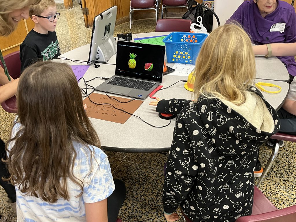 Fayetteville Elementary fourth graders celebrate different ways of learning during the "We All Learn Differently Olympics."