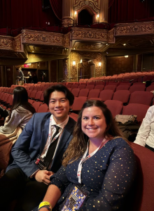 Senior David Palmer attends the American High School Student Film Festival in New York City.