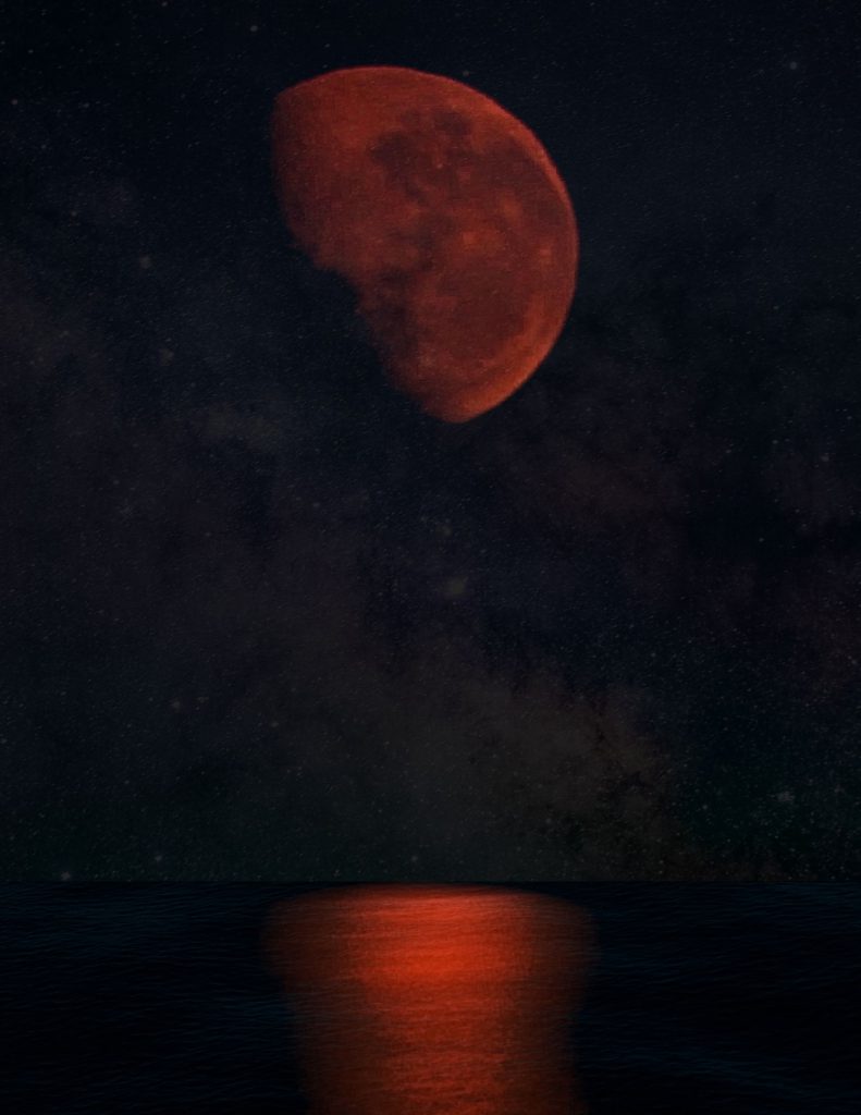 Senior Katie Stevens won a Gold Key Award for photograph, "Blood Moon."