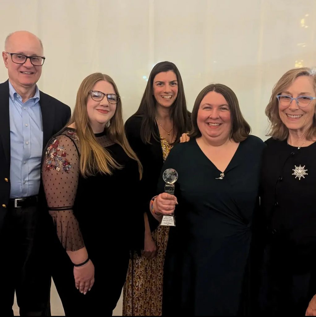 Dr. Denise Mahn received the New York State World Language Teacher of the Year Award.