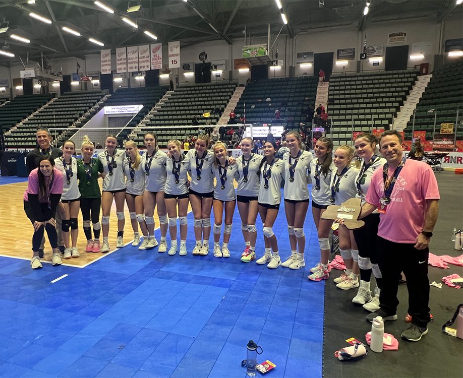 The F-M girls volleyball team finished second in the state.