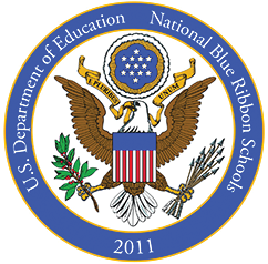 U.S Department of Education National Blue Ribbon School Seal 2011