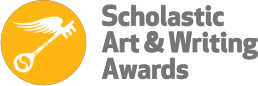 Scholastic Art and Writing Award logo, a key with wings.