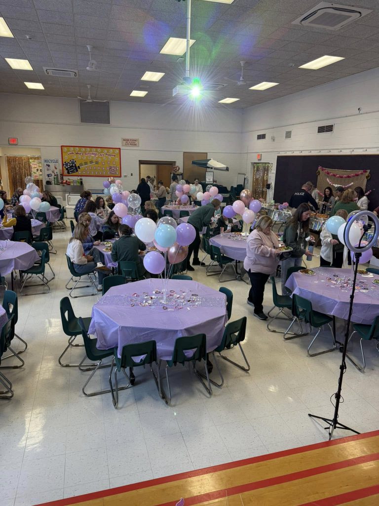mott road HSA staff appreciation set up