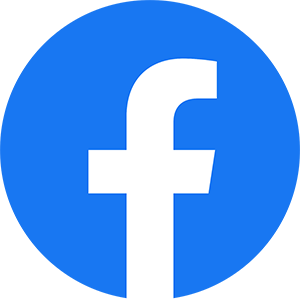 Facebook logo: a small F inside a circle.