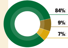 pie chart showing breakdown of post-graduation plans