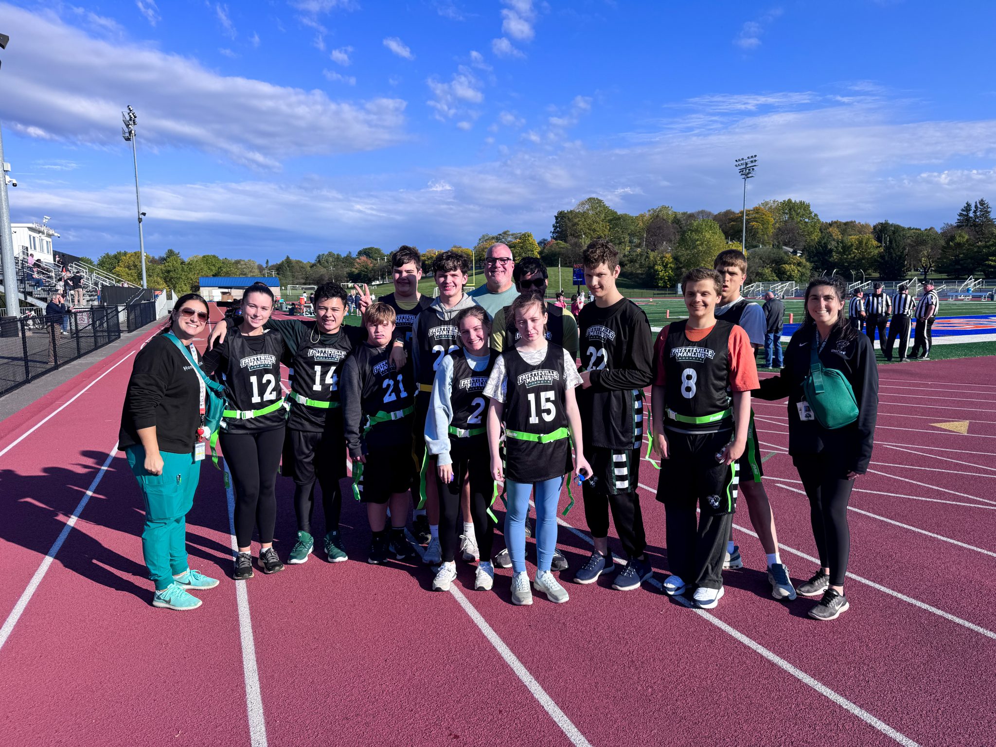 Fayetteville-Manlius’ First Unified Flag Football Team Takes the Field ...